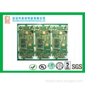12 layer PCB board green solder mask white legend Immersion